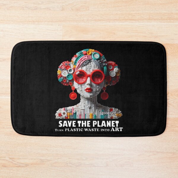 Item preview, Save the Planet Turn plastic waste into art 9 designed and sold by PictaNova.