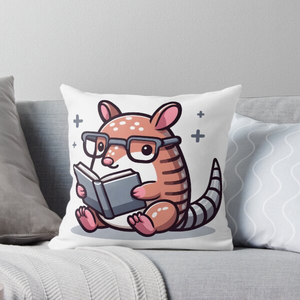 Item preview, Kawaii Armadillo With Glasses designed and sold by CanvasCutie.