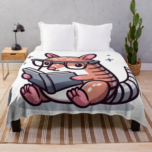 Item preview, Kawaii Armadillo With Glasses designed and sold by CanvasCutie.
