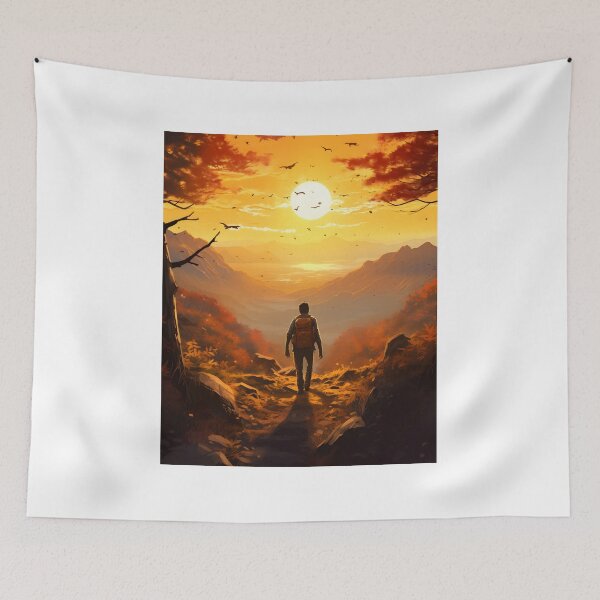 Item preview, Hiking Solitude: A Journey Through the Foggy Forest designed and sold by Shirtastically.