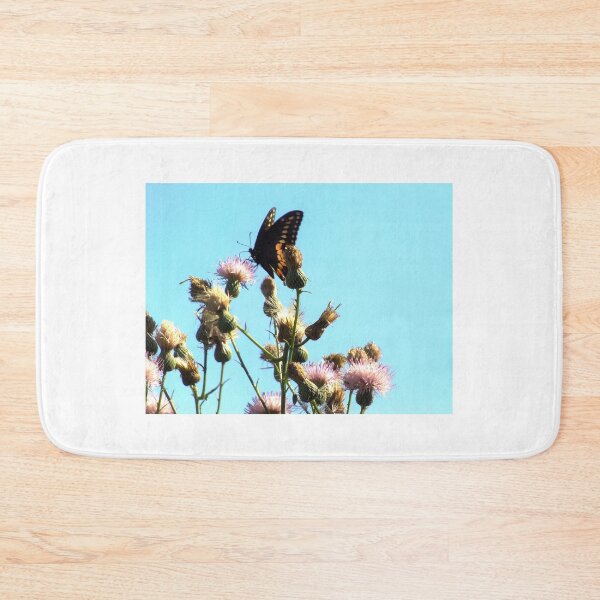 Item preview, Black Swallowtail On Purple Thistle designed and sold by MercerImages.