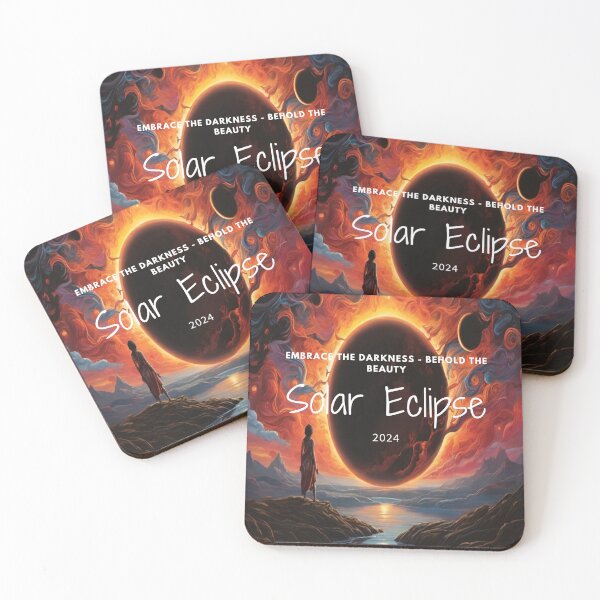 Item preview, Embrace the Darkness|Behold The Beauty|Solar Eclipse 2024 designed and sold by InspiredCreatives.