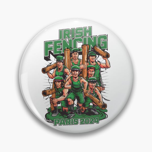 Item preview, Irish Fencing Team - Paris 2024 designed and sold by REAL IRISH GIFTS.