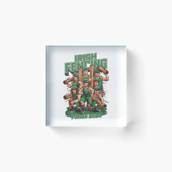 Item preview, Irish Fencing Team - Paris 2024 designed and sold by REAL IRISH GIFTS.