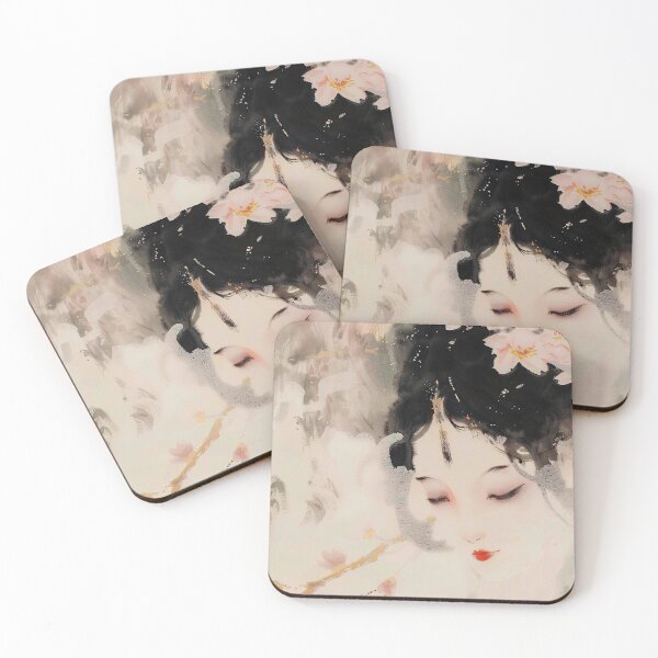 Item preview, Gentle Showers Amidst the Blush of Apricot Blossoms with a Girl designed and sold by ZZZal.