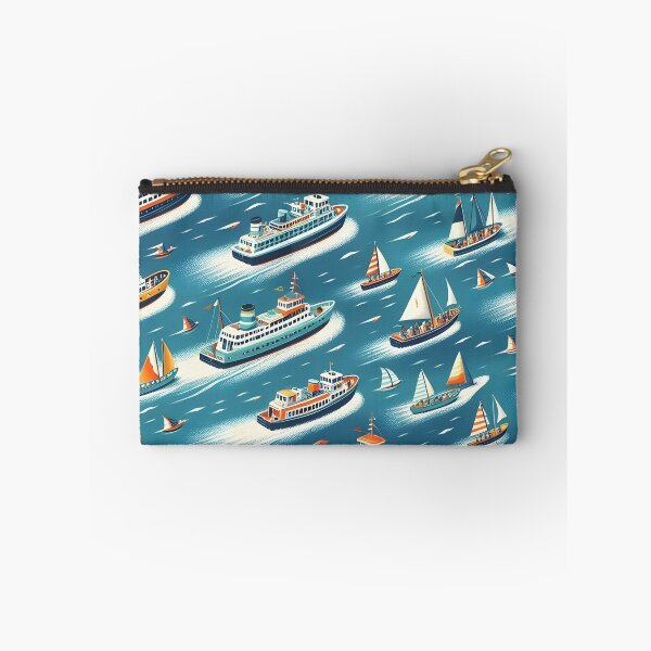 Item preview, Ferry boat scrub cap pattern designed and sold by revsdesign.