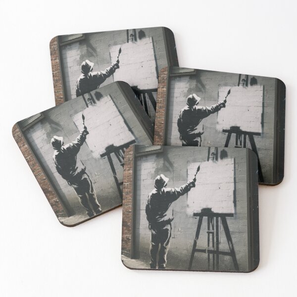 Item preview, Blank Page Stencil Graffiti designed and sold by Bomax121.