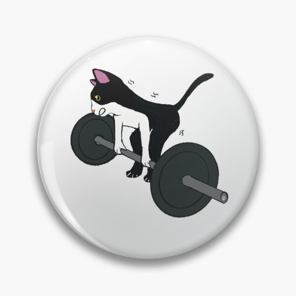 Item preview, Deadlift kitty designed and sold by PilatesKitty.