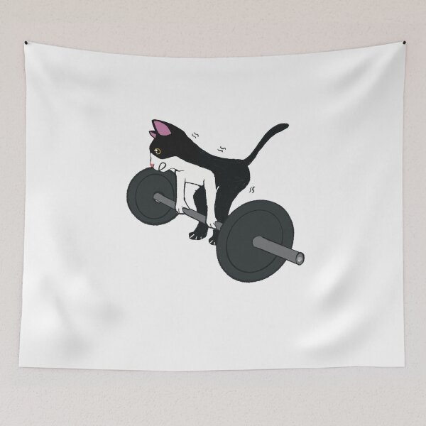 Item preview, Deadlift kitty designed and sold by PilatesKitty.