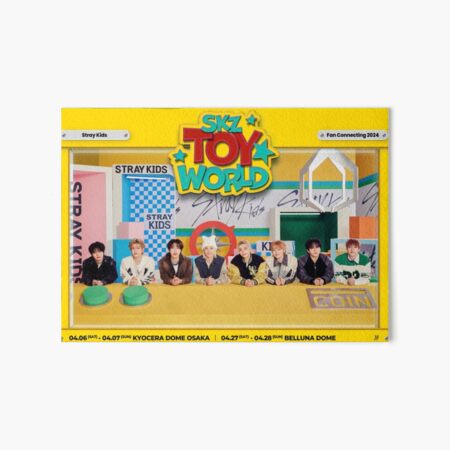 Toy world SKZ Stray Kids ot8 poster kpop boy group bang chan lee