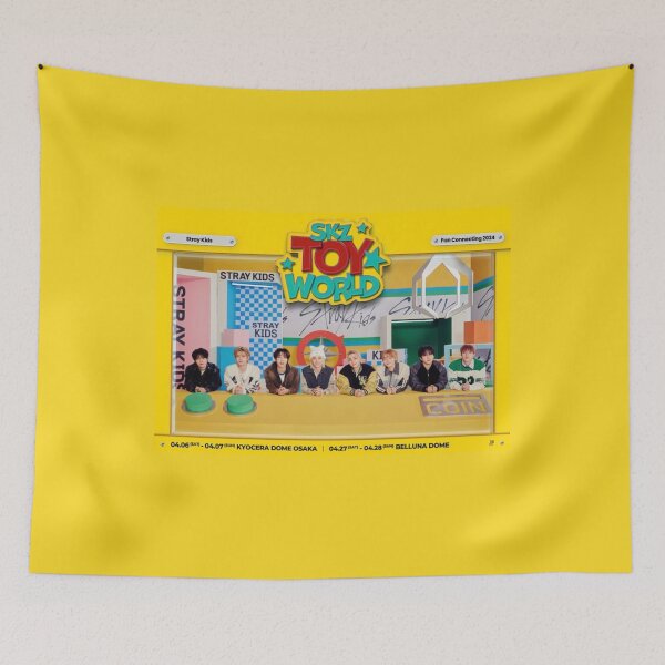 Item preview, Toy world SKZ Stray Kids ot8 poster kpop boy group bang chan lee know changbin hyunjin han felix seungmin jeongin designed and sold by Kpop-Noona.
