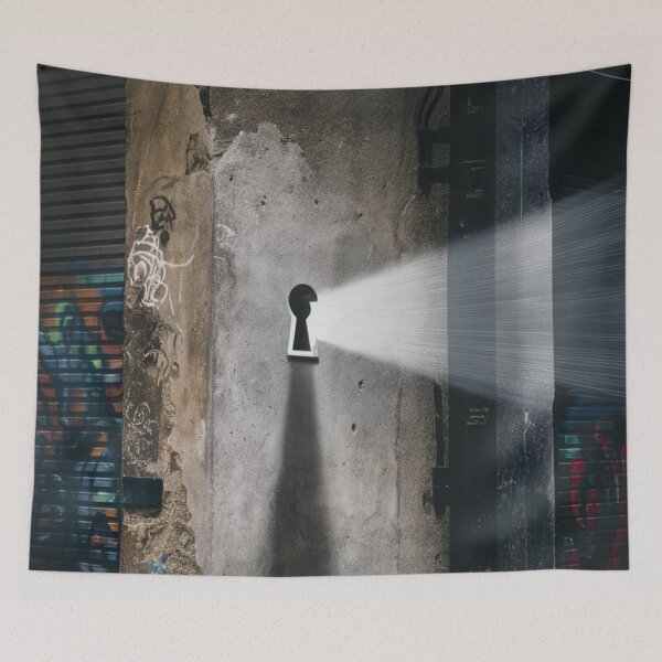 Item preview, Key Hole Stencil Graffiti designed and sold by Bomax121.