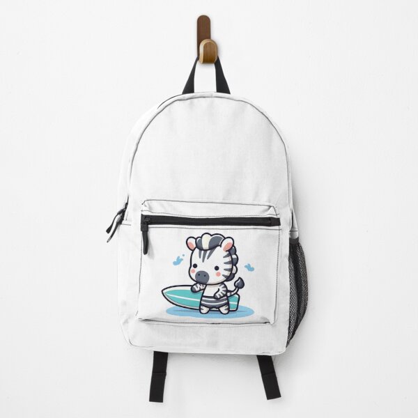 Item preview, Kawaii Zebra: A Surfboard designed and sold by CanvasCutie.