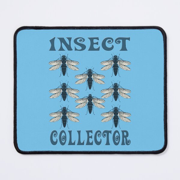Item preview, Cicada pattern Insect collector entomology blue designed and sold by AlchemyColor.