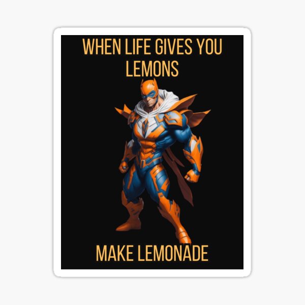 Artikel-Vorschau von Wenn das Leben dir Zitronen gibt - Mach Limonade daraus - Superhelden-Design, designt und verkauft von TGAL2.