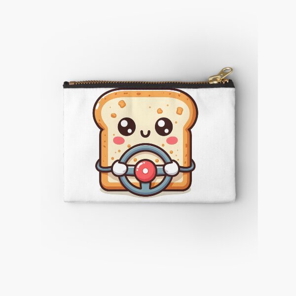 Item preview, Kawaii Toast With Steering Wheel designed and sold by CanvasCutie.