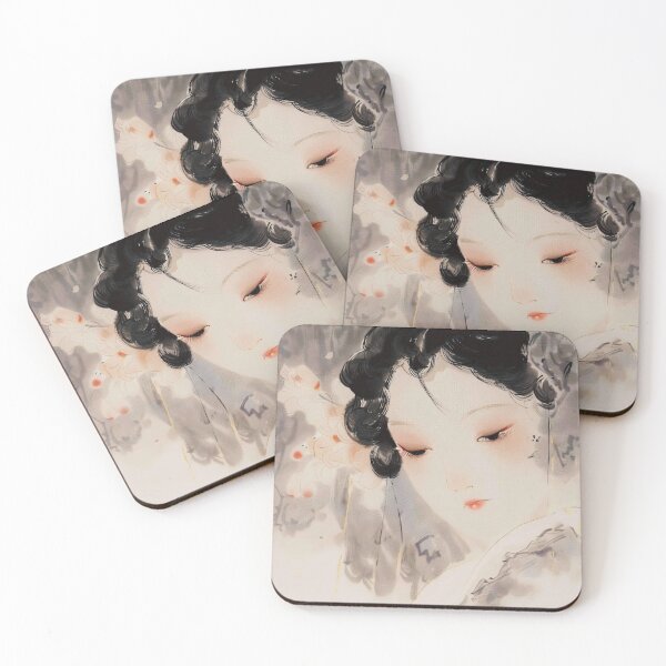 Item preview, Gentle Showers Amidst the Blush of Apricot Blossoms with a Girl designed and sold by ZZZal.