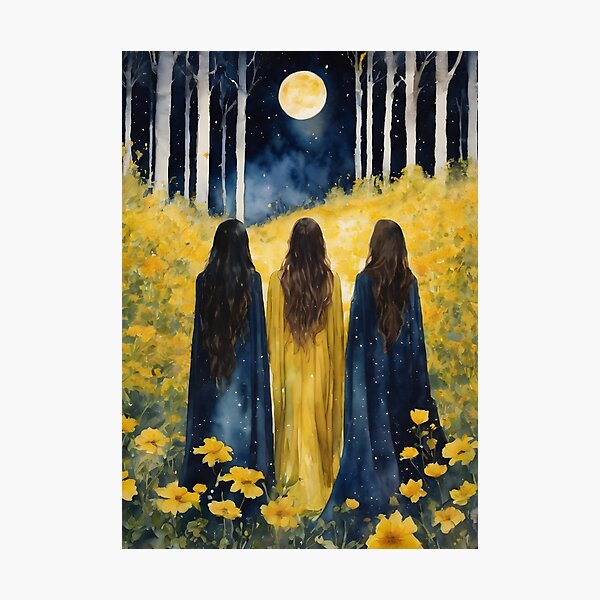 Item preview, Daughters of the Moon by Lyra the Lavender Witch designed and sold by Lyra The Lavender Witch.