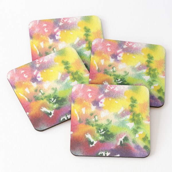 Item preview, Abstract Splash Of Colors Floral Watercolor Decor I designed and sold by Irina Sztukowski.