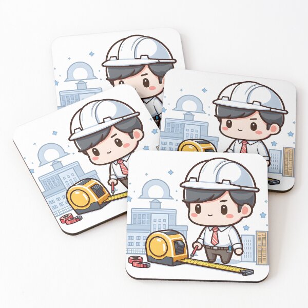 Item preview, Kawaii Architect With Architectural Shirt designed and sold by CanvasCutie.