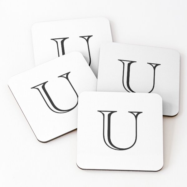Item preview, Letter U design designed and sold by xoxodesignsxoxo.