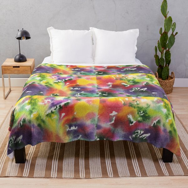 Item preview, Abstract Splash Of Colors Floral Watercolor Decor II designed and sold by Irina Sztukowski.