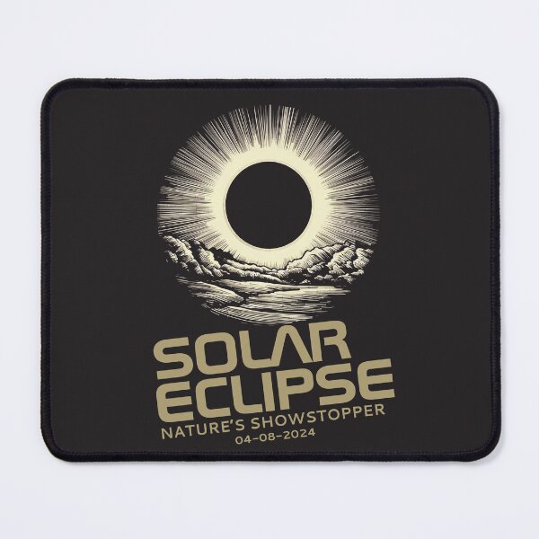 Item preview, Solar Eclipse Nature's Showstopper 04082024 -Space Style Digital Art designed and sold by Loving Nature Gifts.