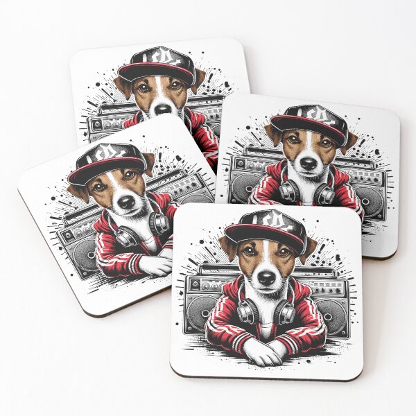 Item preview, Jack Russell Terrier Ghettoblaster Gift designed and sold by Pineapple-Tree.