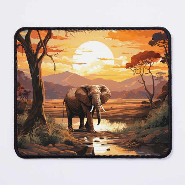 Item preview, Landscape, wildlife, Elephant art work designed and sold by Slickskillz11.