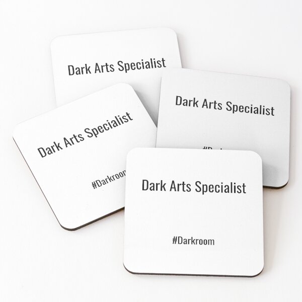 Item preview, Dark arts specialist, funny photography quote designed and sold by Merchattack.