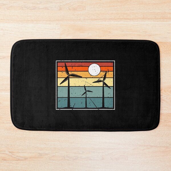 Item preview, Wind Turbine Tech Windmill Retro Renewable Energy designed and sold by tshirtconcepts.