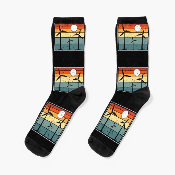 Aperçu de l'œuvre Éolienne Tech Moulin À Vent Rétro Énergie Renouvelable créée et vendue par tshirtconcepts.