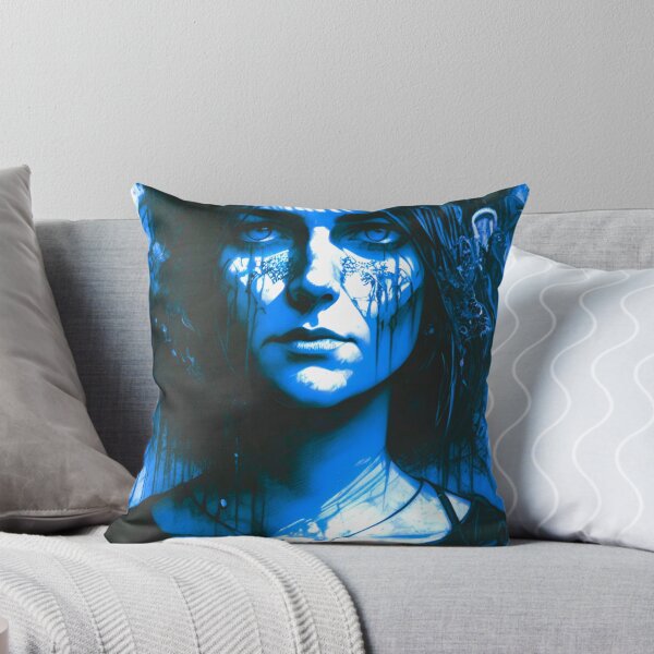 Item preview, Sapphire Enigma: Dark Fantasy Woman in Blue designed and sold by GrizzlyCollective.