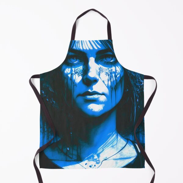 Item preview, Sapphire Enigma: Dark Fantasy Woman in Blue designed and sold by GrizzlyCollective.