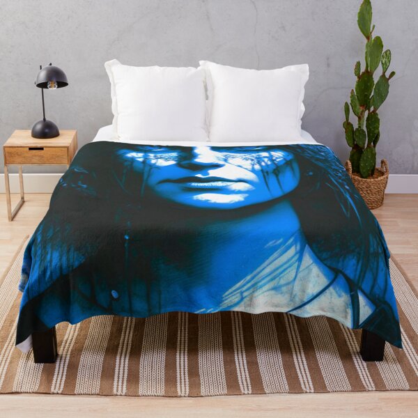 Item preview, Sapphire Enigma: Dark Fantasy Woman in Blue designed and sold by GrizzlyCollective.