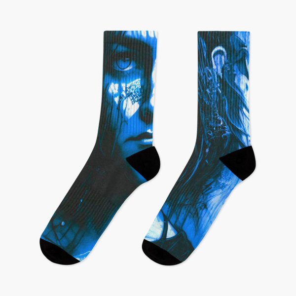 Item preview, Sapphire Enigma: Dark Fantasy Woman in Blue designed and sold by GrizzlyCollective.