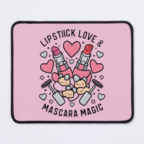 Item preview, Lipstick Love & Mascara Magic- Kawaii designed and sold by Rockin-Rainbow.