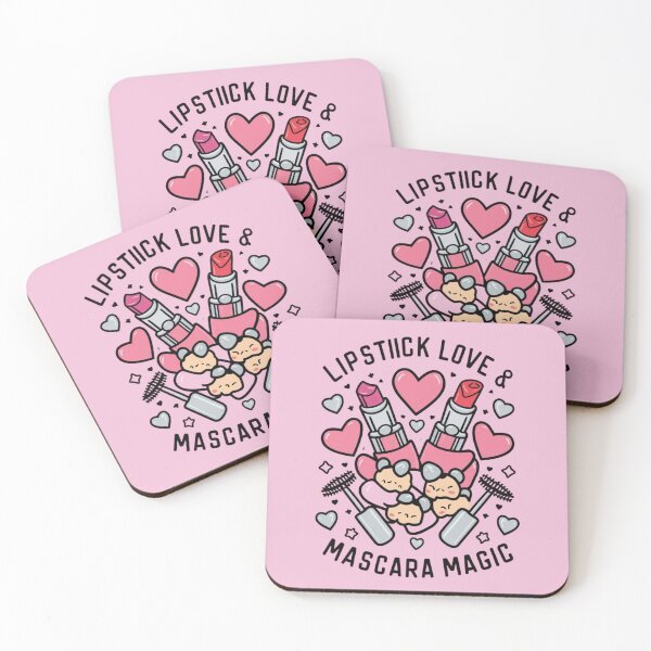 Item preview, Lipstick Love & Mascara Magic- Kawaii designed and sold by Rockin-Rainbow.