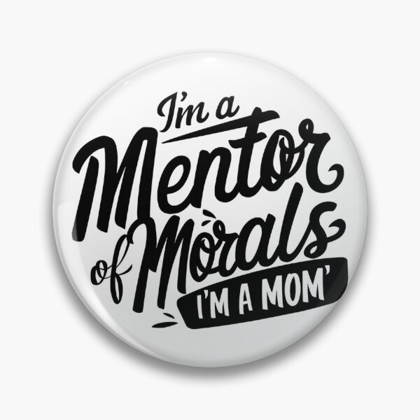 Item preview, Inspirational Mentor Mom T-Shirt, Bold Black and White Typography, Mother's Day Gift Tee designed and sold by Zeng-Graphics.