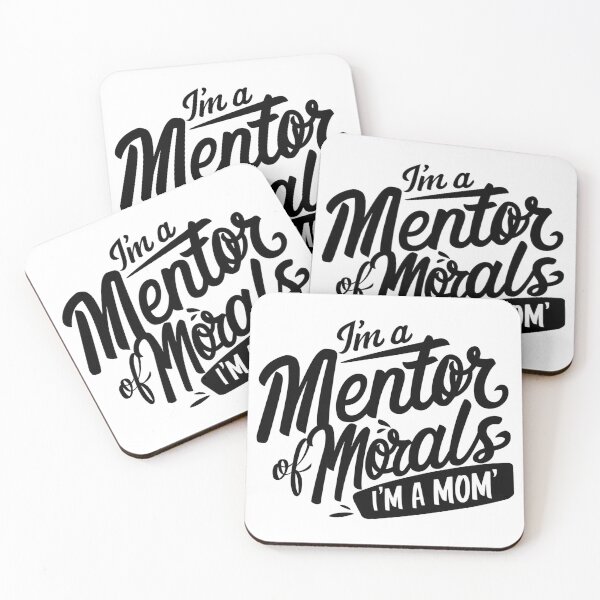 Item preview, Inspirational Mentor Mom T-Shirt, Bold Black and White Typography, Mother's Day Gift Tee designed and sold by Zeng-Graphics.