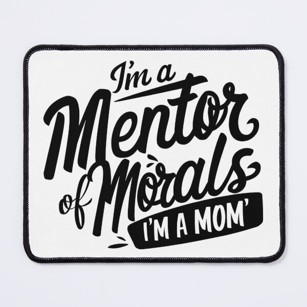 Item preview, Inspirational Mentor Mom T-Shirt, Bold Black and White Typography, Mother's Day Gift Tee designed and sold by Zeng-Graphics.