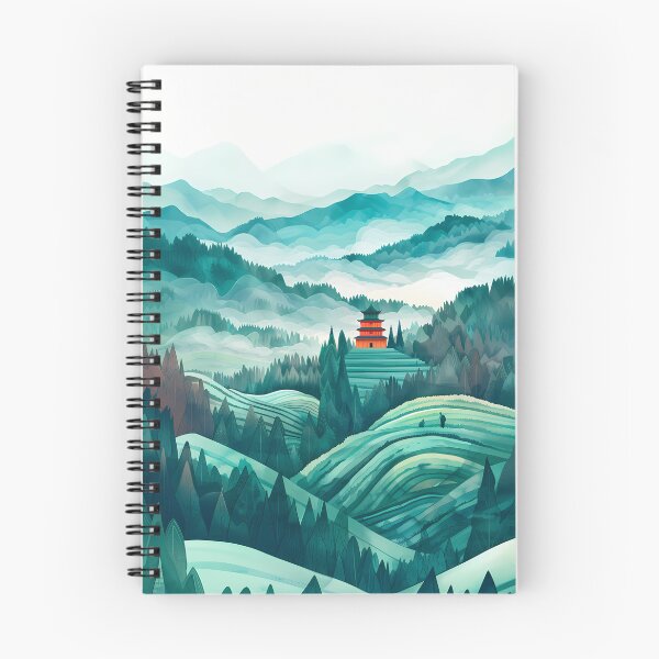 Item preview, Rolling hills Forested Mountains designed and sold by yxiao2048.