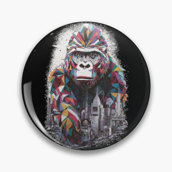 Item preview, Conceptual illustration- gorilla and city designed and sold by WildernessTints.