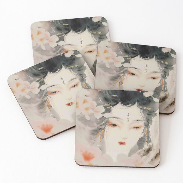 Item preview, Gentle Showers Amidst the Blush of Apricot Blossoms with a Girl designed and sold by ZZZal.
