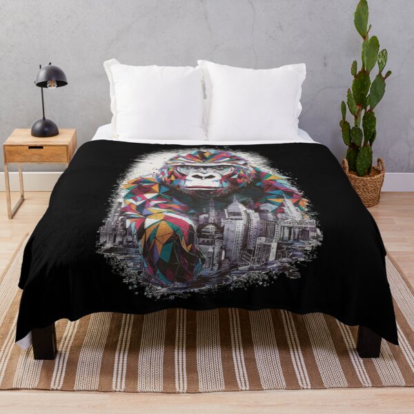 Item preview, Conceptual illustration- gorilla and city designed and sold by WildernessTints.