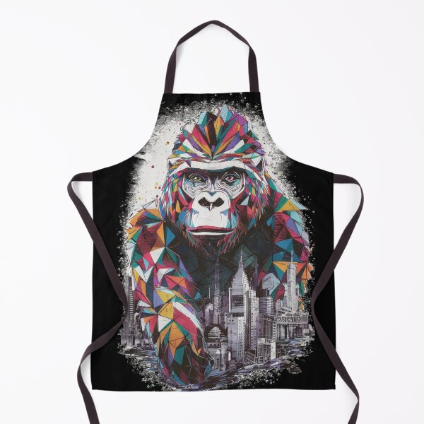 Item preview, Conceptual illustration- gorilla and city designed and sold by WildernessTints.