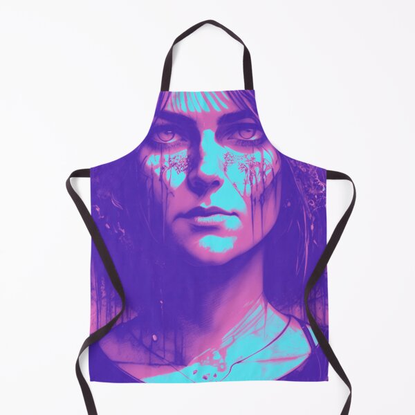 Item preview, Azure Twilight: Mysterious Fantasy Woman in Purple and Blue designed and sold by GrizzlyCollective.