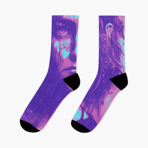 Item preview, Azure Twilight: Mysterious Fantasy Woman in Purple and Blue designed and sold by GrizzlyCollective.
