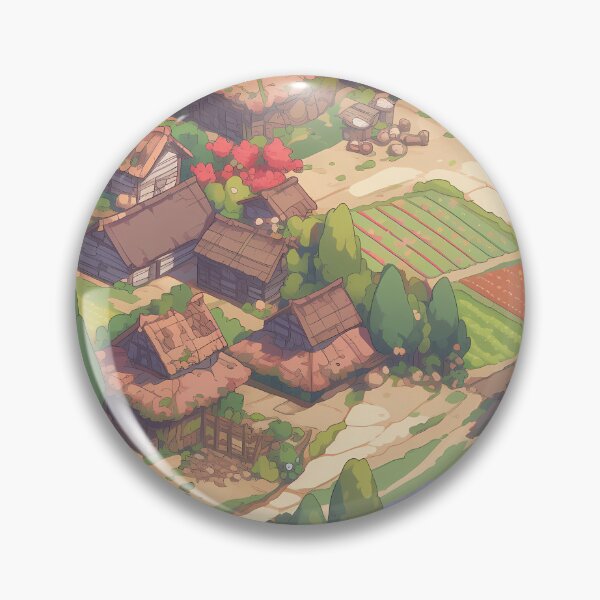 Item preview, Summer day Countryside (4)- Pixel art designed and sold by octoboobs.
