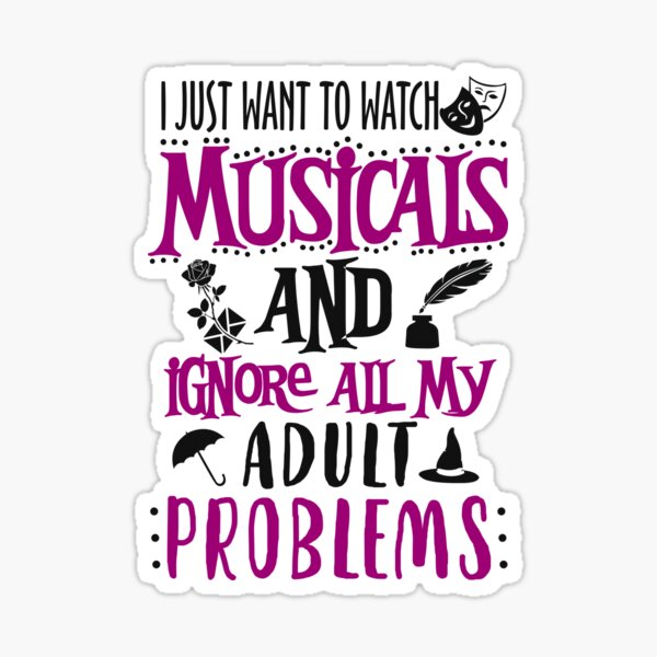 Item preview, Sehen Sie musikalisches lustiges Theater-Nerd-T-Shirt designed and sold by KsuAnn.